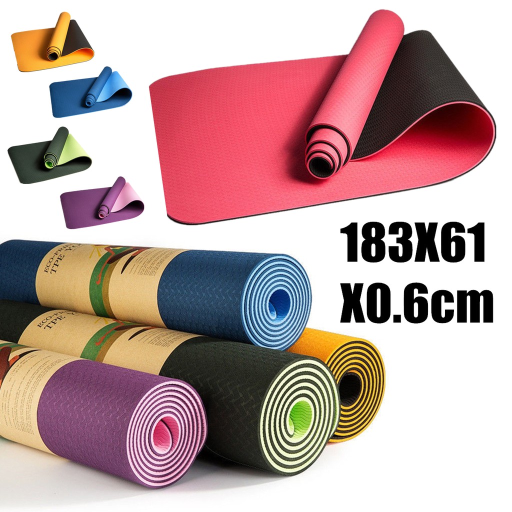 China Eco Friendly TPE Non Slip Yoga Mat Workout Mat for All Type