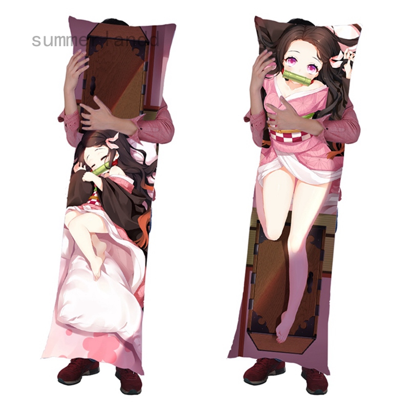 Demon Slayer Kimetsu no Yaiba Dakimakura Nezuko Anime Hugging Body Pillow Case Shopee Singapore