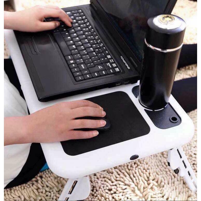 TONG'S E-Table Laptop Portable Table (Black/White) | Shopee Singapore