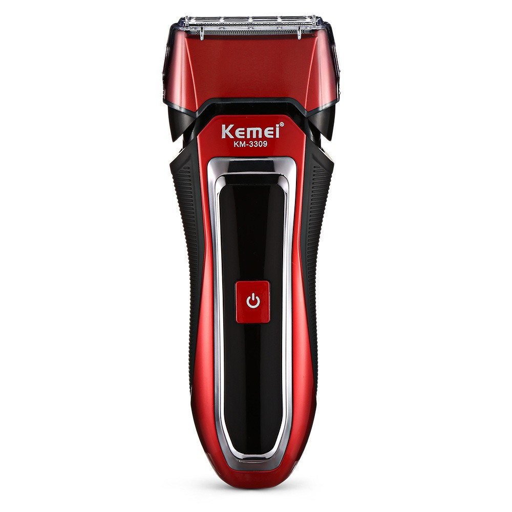 Kemei Men 3D Blade Floating Rechargeable Electric Powerful Shaver LCD ...