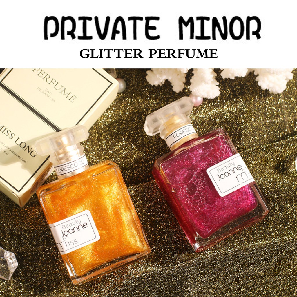 50ml Glitter Perfume Gold Shine Liquid || Long Lasting Fragrance Gilded ...