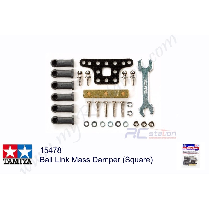 Tamiya 15478 - Ball Link Mass Damper (Square)[15478] | Shopee