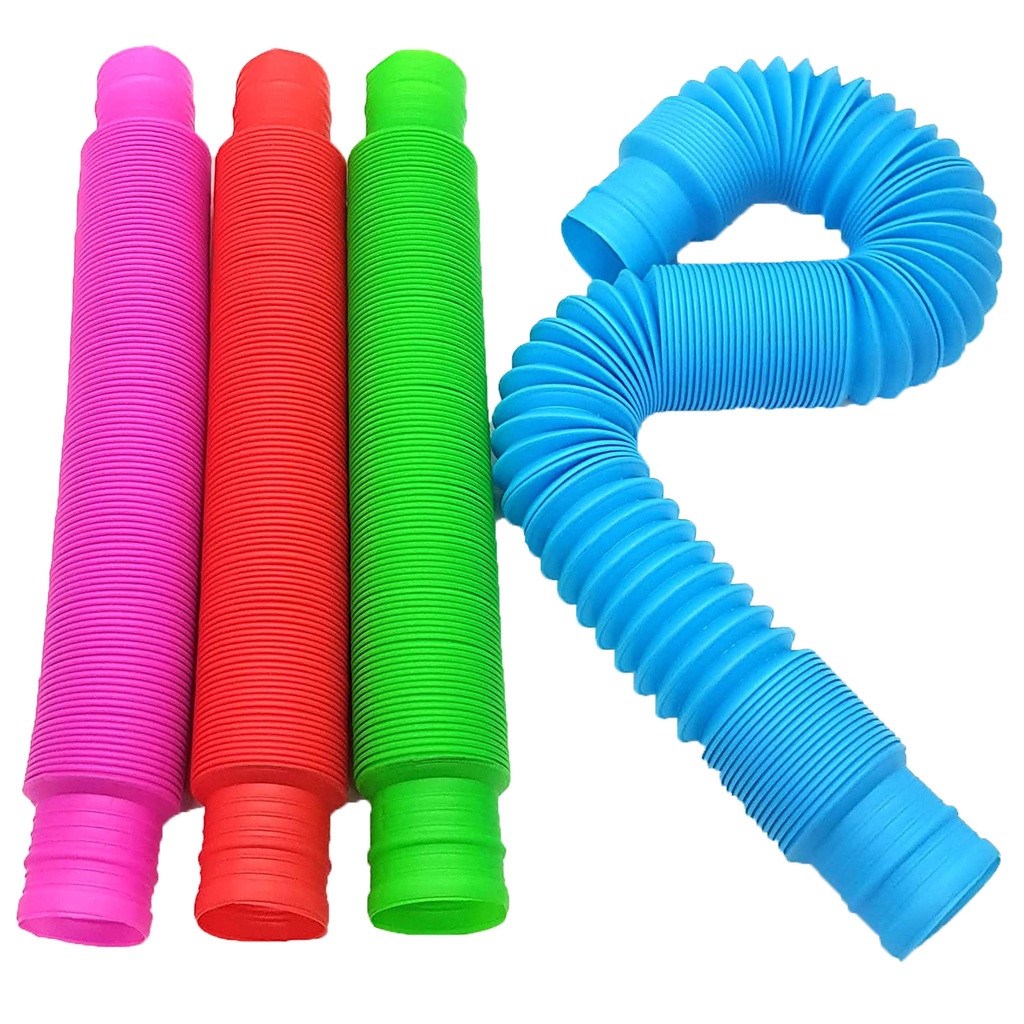 STOCK】Pop Tube Fidget Kids Stretch Bend Sensory Toy
