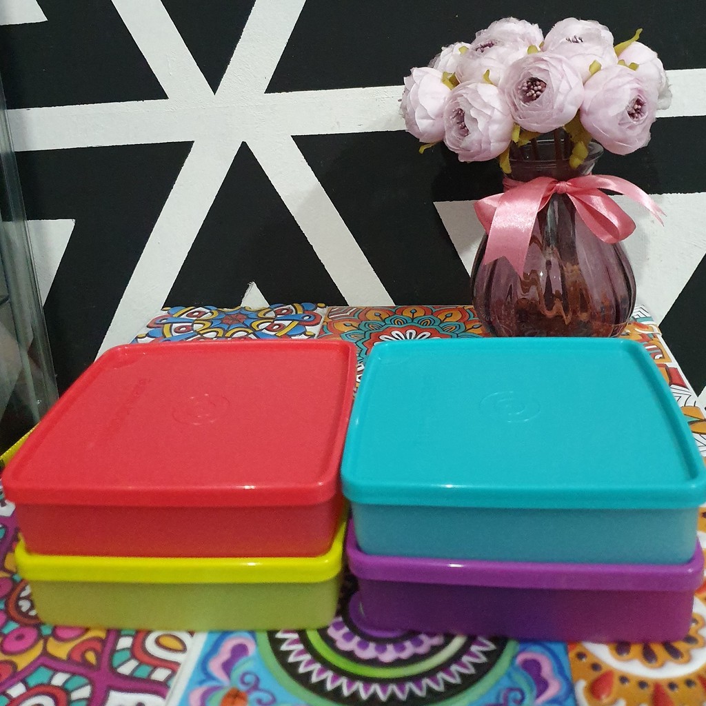 Tupperware Square Away 400ml | Shopee Singapore