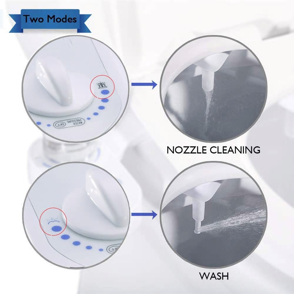 Luxury Toilet Seat Sprinkler Bidet Spray Cleaner with Adjustable Volume ...