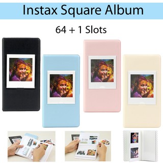 64 Pockets Photo Album Book For Fujifilm Instant Square SQ1 SQ20 SQ10 SQ6  Films