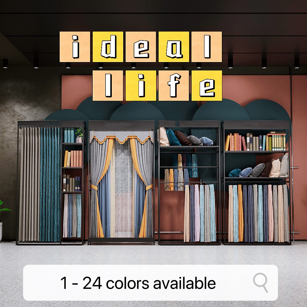 24 Colors 90% Blackout Curtain for Bedroom BTO Light Blocking Window ...