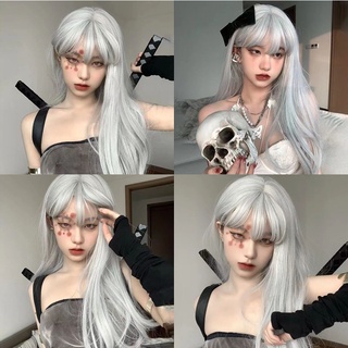 Dark grey cosplay outlet wig