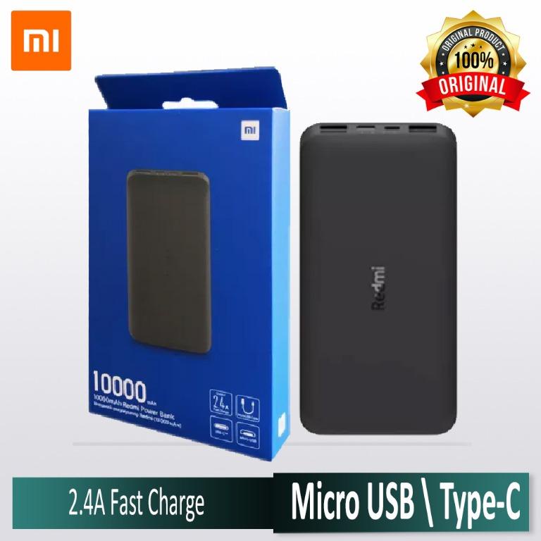 XIAOMI Redmi Powerbank 10000mAh - Black (PB100LZM) | Shopee Singapore