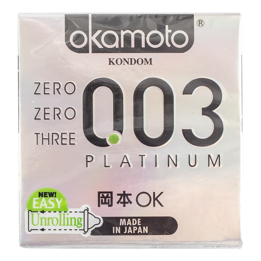 Okamoto Platinum 003 3sachet - Gambar 2