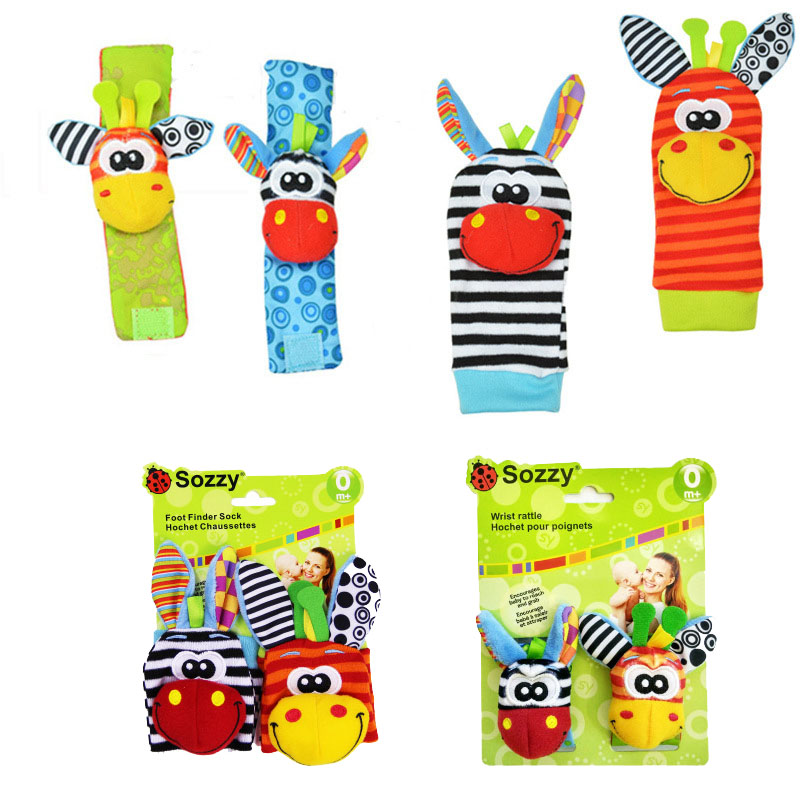 Baby Wrist Rattle Toy 01 Year Old Newborn Plush Wristband 03 Months