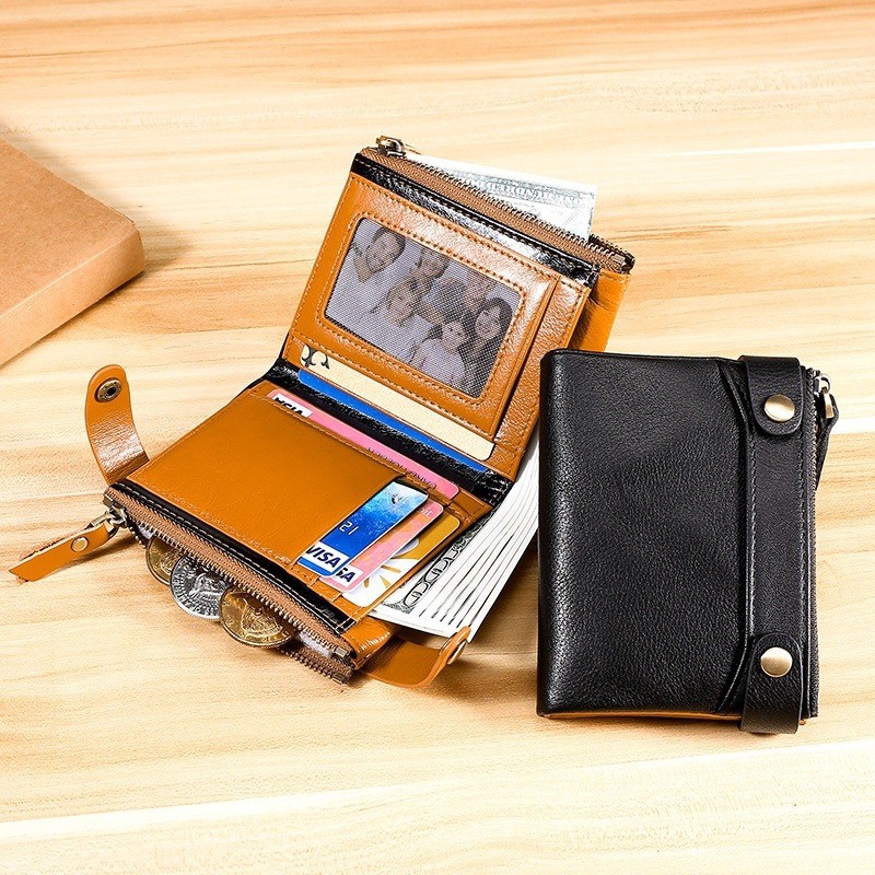 NEW Luxury Genuine Leather ID Badge Holder Access Control Card Holders with  Neck Lanyard Formal Staff Office Worker Supplies Magnet Hasp ID Card Cases