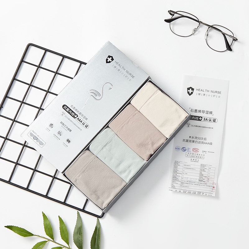 Ready Stock Women Panties Cotton Breathable Underwear Middle Low Waist Panties Women Clothing seluar dalam wanita