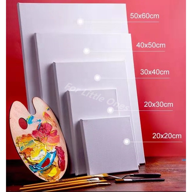 Blank Canvas Board Wooden Frame DIY ART Oil Painting Frame Linen Cotton ...