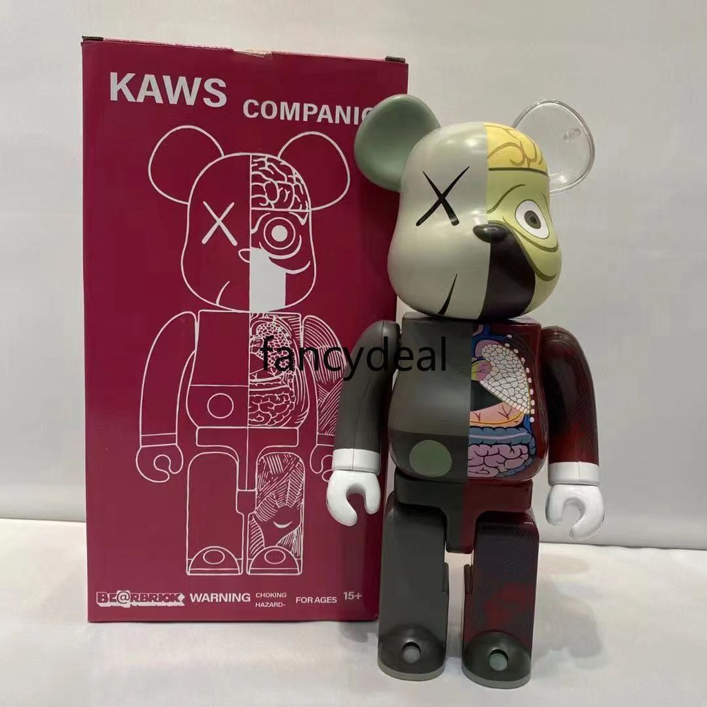 5 Styles Kaws Bearbrick 400% Bear Blocks Half Anatomy 5 Styles Kaws Bearbrick 400% Bear Blocks Half Anatomy