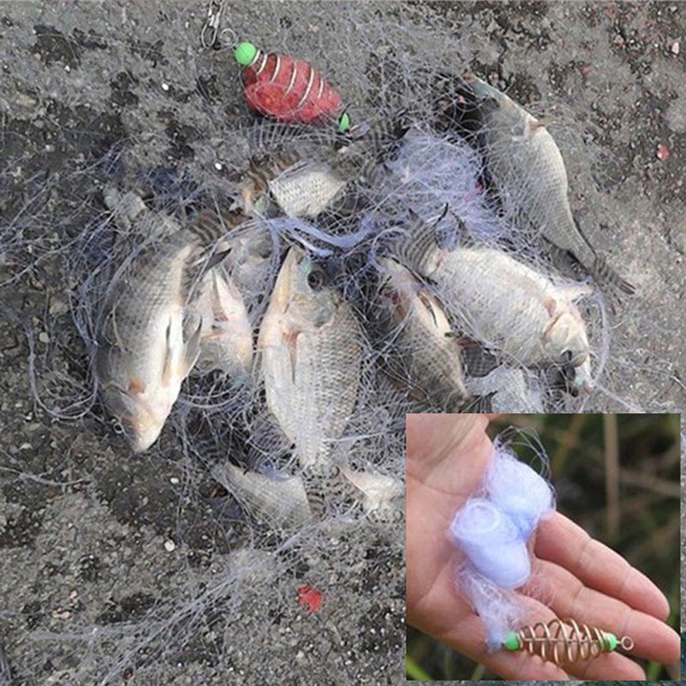 Fishing Net Design Raw Silk Weaving Without Knotting Trap Mesh Luminous ...