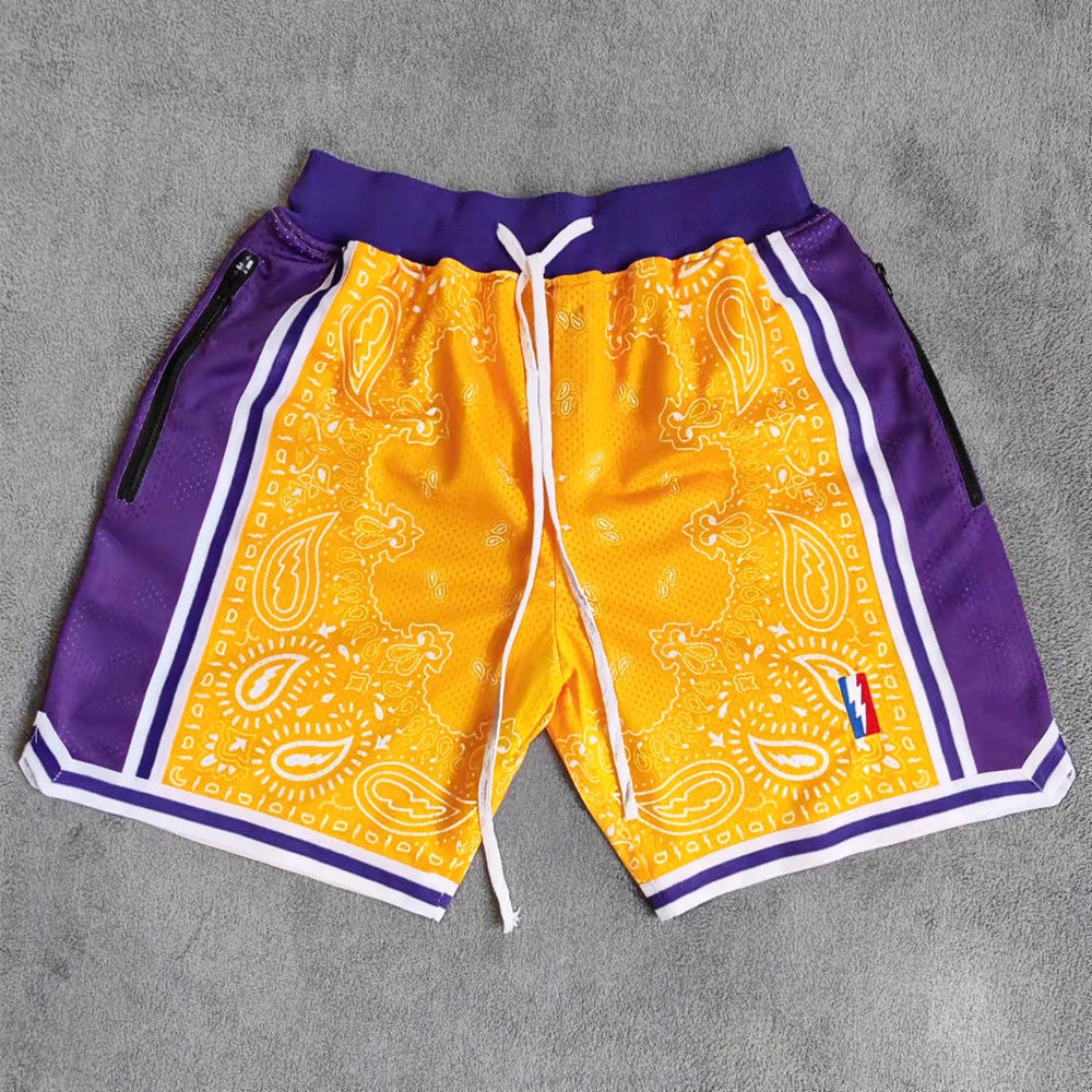 Trillest hot sale lakers shorts