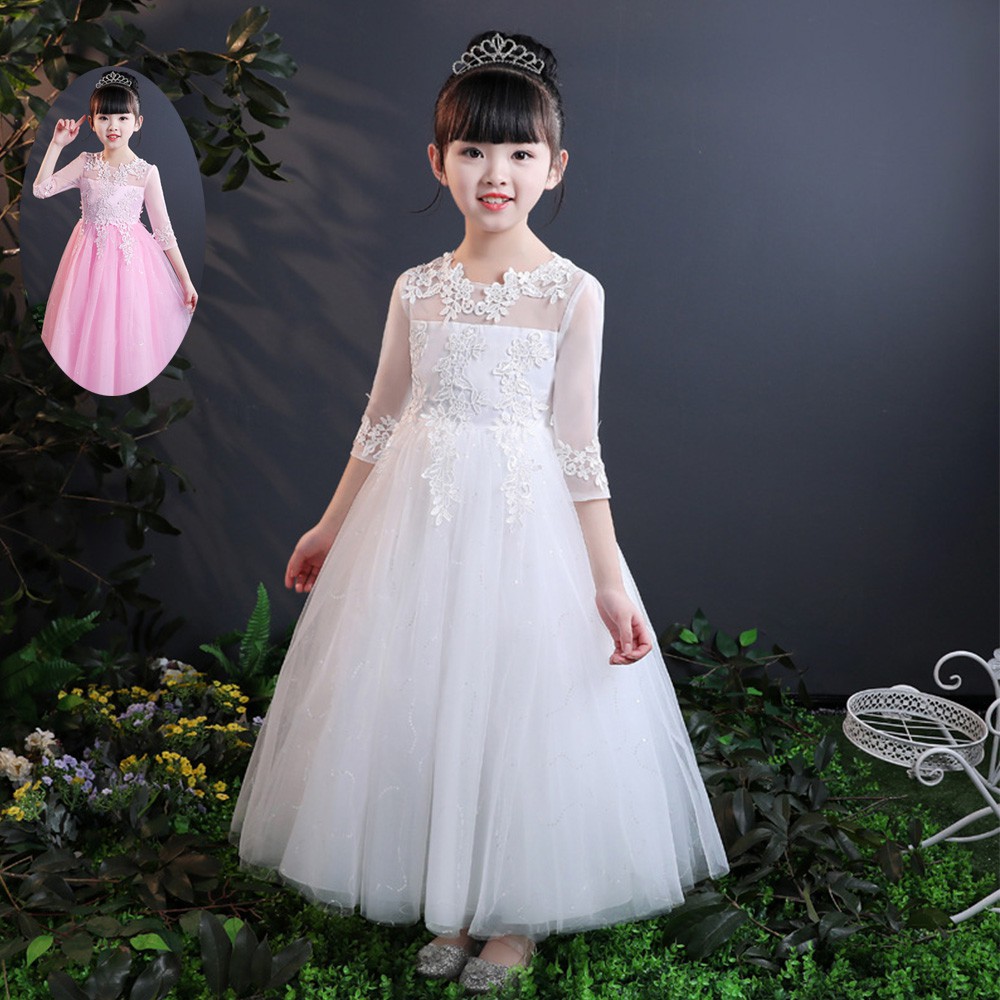 White frock sale dress for girl