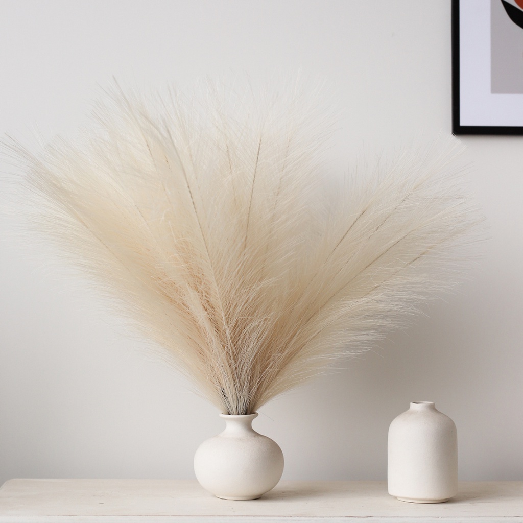Simulated Flower Reed INS Short Branch Water Grass Living Room Flower Arrangement Artificial Flower Green Plant Decoration Bouquet Decoration