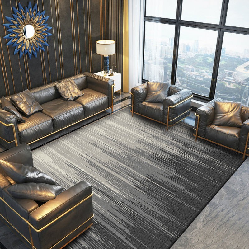 【In Stock】Carpet Floor Non-slip Rugs Bedside Mat Customizable Living Room Bedroom Coffee Table Cushion Sofa Home Nordic Modern Carpets Machine Wash Water Wash