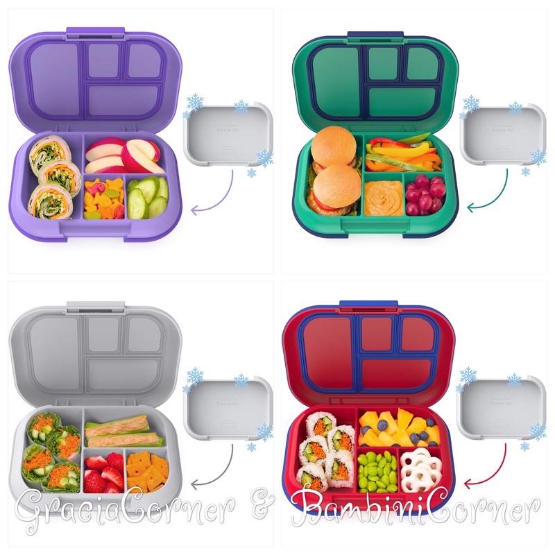 Bentgo Kids Chill Lunch Box - Bento-Style Lunch Solution with 4