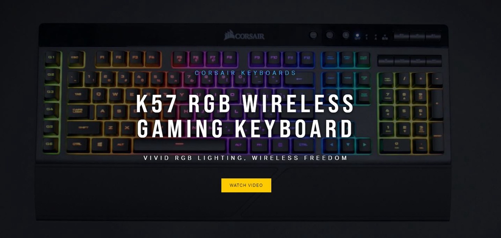 CORSAIR K57 RGB Wireless Gaming Keyboard (2 YEARS WARRANTY BY ...