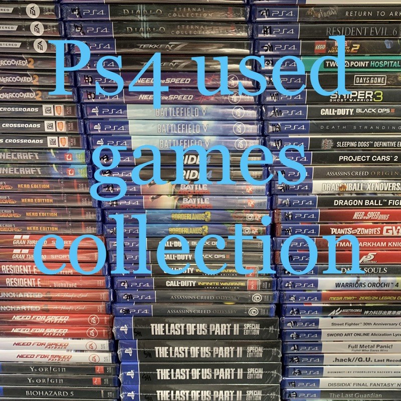 Sony ps4 used games collection 2 | Shopee Singapore