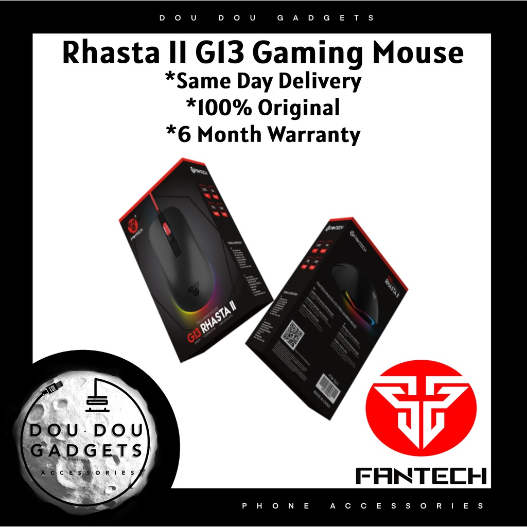 FANTECH RHASTA II G13 PRO Gaming Mouse 2400 DPI With RGB Lightning ...