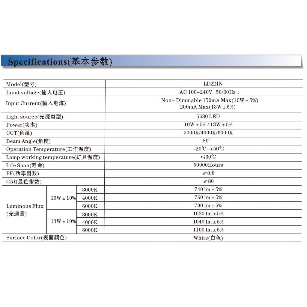 13W SAMSUNG LED Down Light WW3000K/CW4000K/PW6000K Panel Light Recess  DownLight Down Ceiling Light 2 years warranty