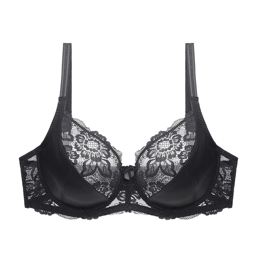 Lace Perspective Brassiere Women Sexy Lingerie Underwire Floral ...