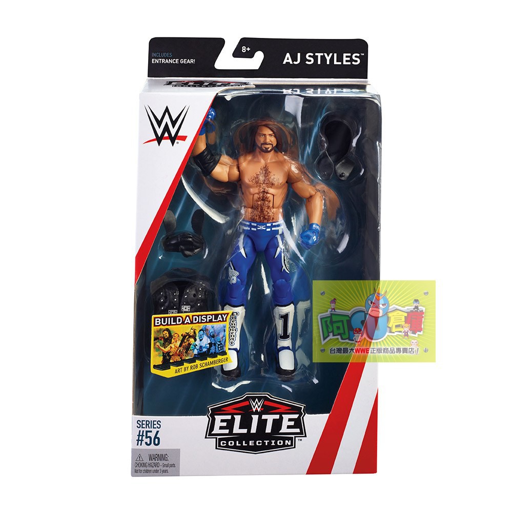 Asu Warehouse WWE Wrestling AJ Styles Elite 56 Figure Essence Edition Doll With Clothes Shopee Singapore