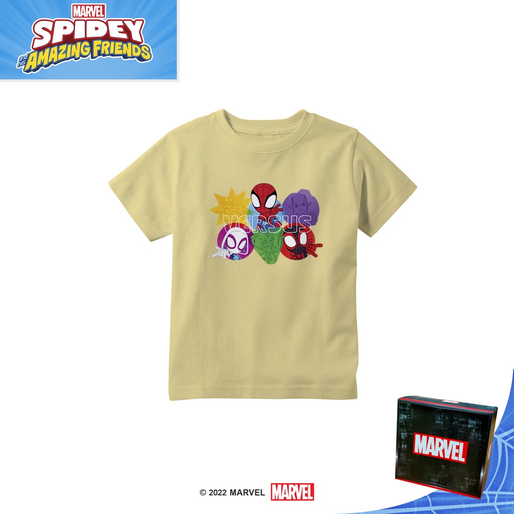 Superhero Spiderman Children's T-Shirt Spidey & His Amazing Friends MSP450