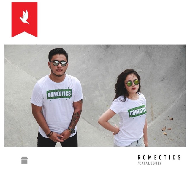 Tee-leaf FONT(Romeotics) | Shopee Singapore