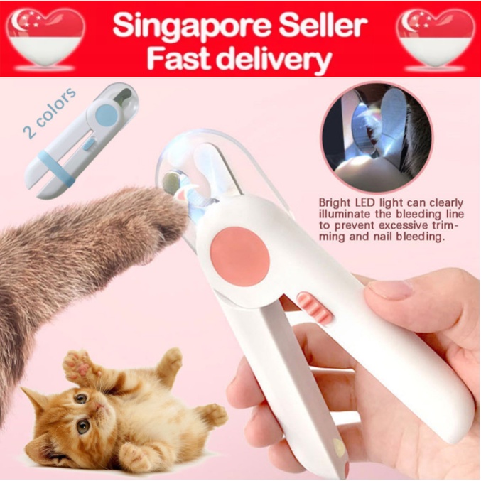 Pet Nail Clipper with LED Light, Nail Cutter Kit Clippers with Nail
