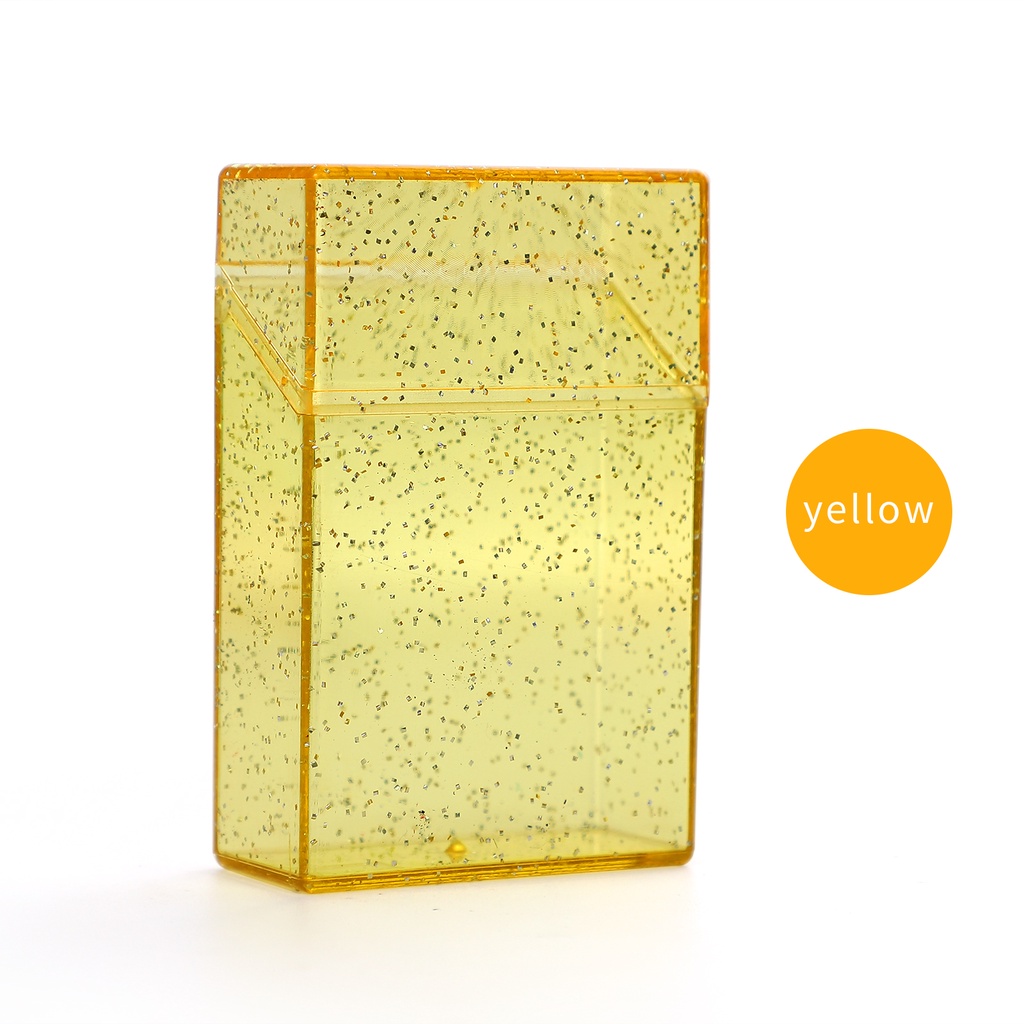 JIANWU Creative Multicolored Silver Powder Card Note Storage Box ...