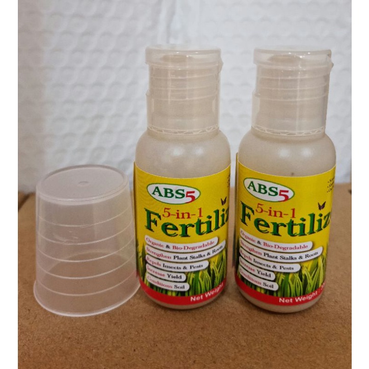 ABS5 Non GMO Plants Based, Non Toxic Fertiliser (2x30ml Intro Pack