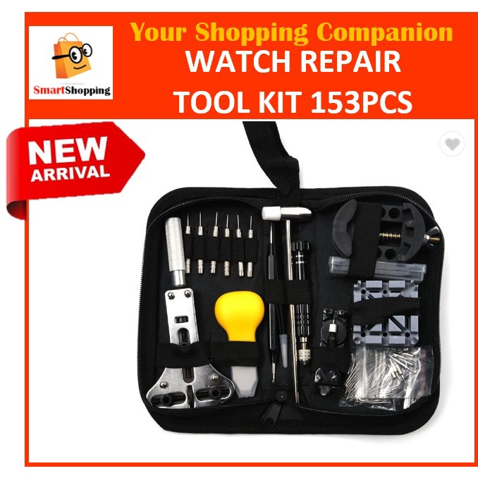 [NEW ARRIVAL] Multifunction Watch Repair Tool Kit Metal Watch Adjustment Repair Watch Tools 16