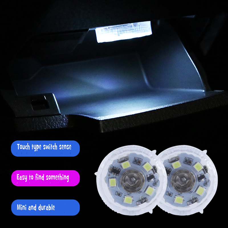 SEAMETAL New Style Car Switch Touch Control LED Ambient Light Lighting Lamp  Mounted Wireless Foot Lights