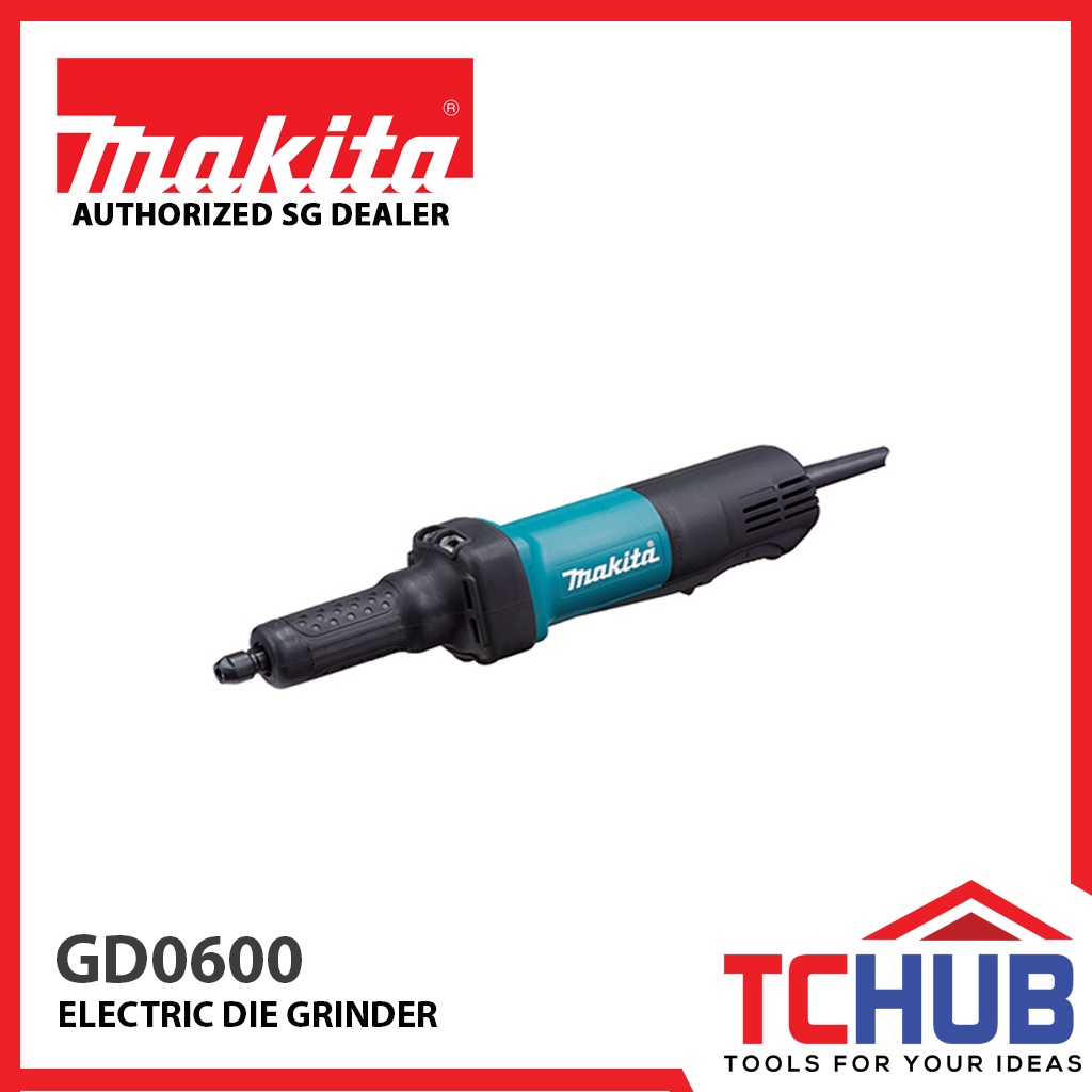 Makita] GD0600 Electric Die Grinder (6mm) Shopee Singapore