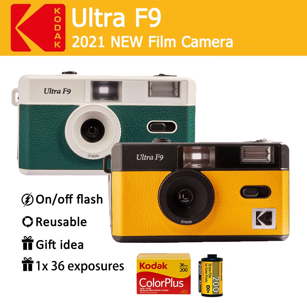 Kodak Ultra F9 35mm Non-disposable Film Camera (Upgraded Of Kodak M35 ...