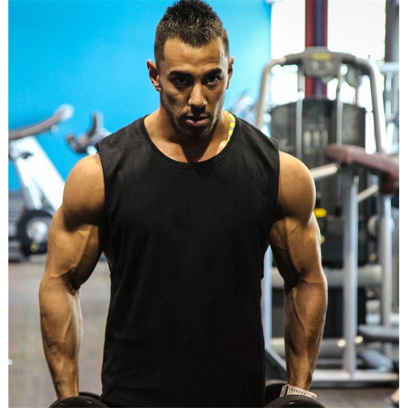 Gym Tank Top Mens Clothing Bodybuilding Workout Musculation Fitness Singlets Sleeveless Vest