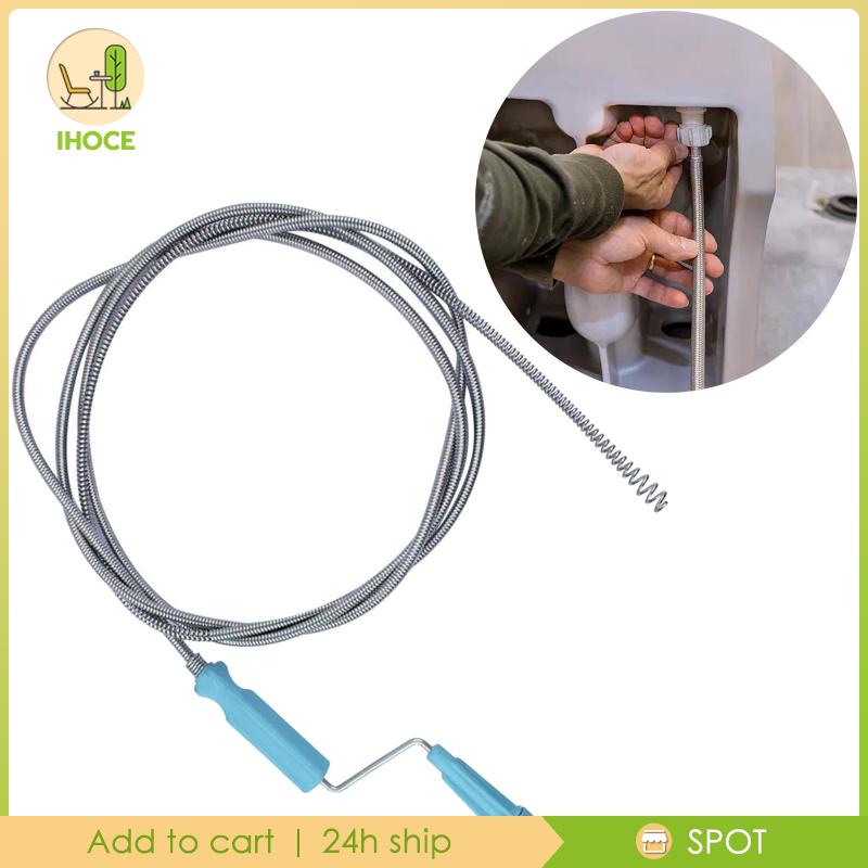 Toilet Snake Drain Clog Remover Drain Grabber Tool Flexible Reacher