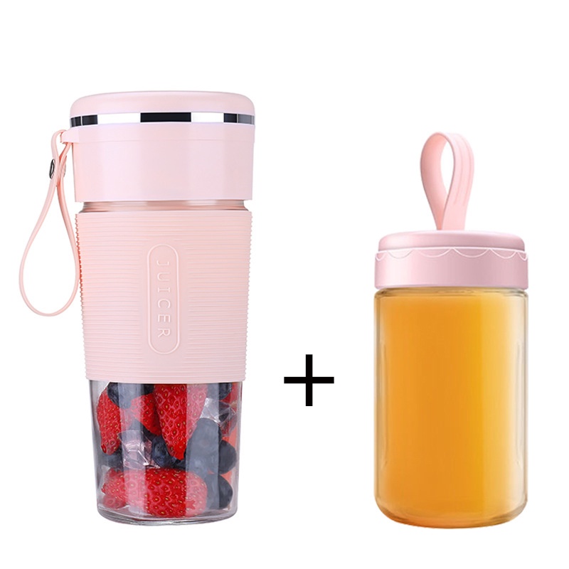 Portable Juicer 6 Blade Blender with glass cup can crash ice Electric