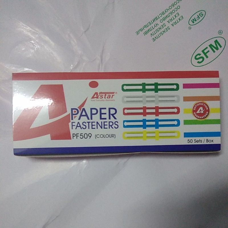 8cm Paper Fastener ( 50pcs/box ) | Shopee Singapore