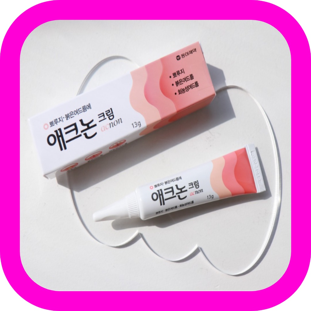 Acnon Cream13g for Removal of acne, Pimples, red pimples, and