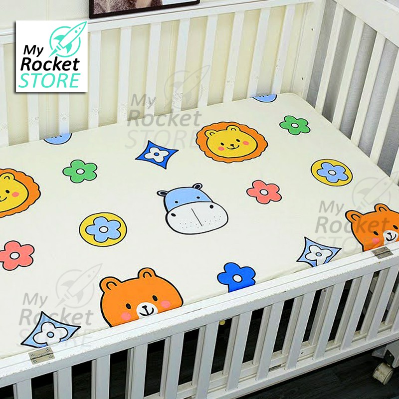 🇸🇬 Seller Baby Cot Fitted Sheet Bed sheet playpen Pillow/ Bedsheet Kids