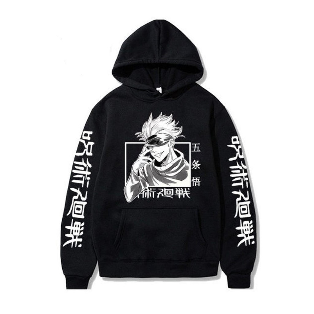 Cool Jacket Sweater Anime Jujutsu kaisen Satoru Gojo Hoodie Premium Hoodie  Jumbo | Shopee Singapore