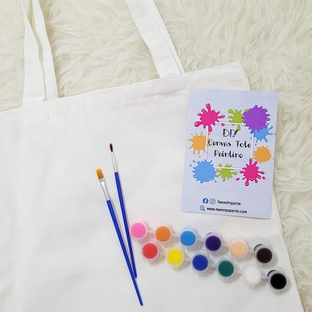 Canvas tote deals bag painting