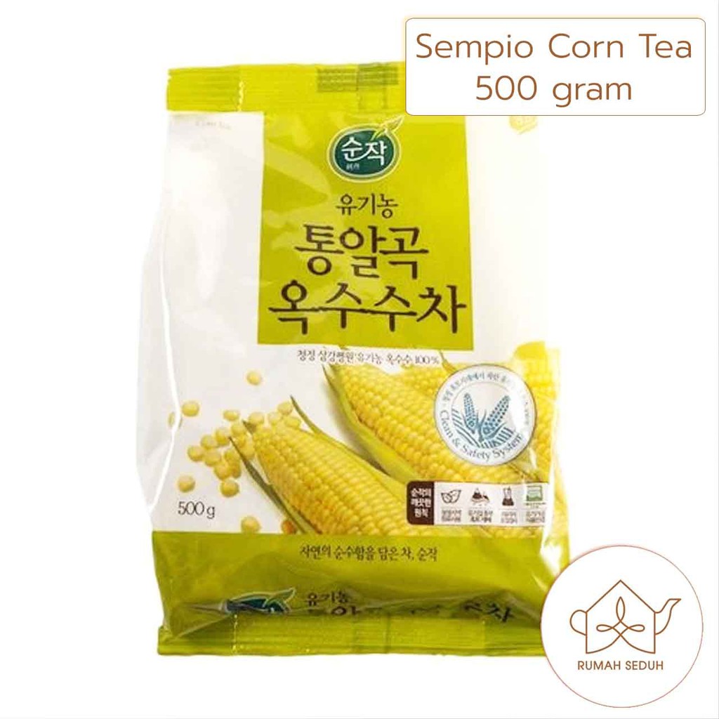 500gr Sempio Roasted Corn Tea Oksusu Cha Korean Corn Tea