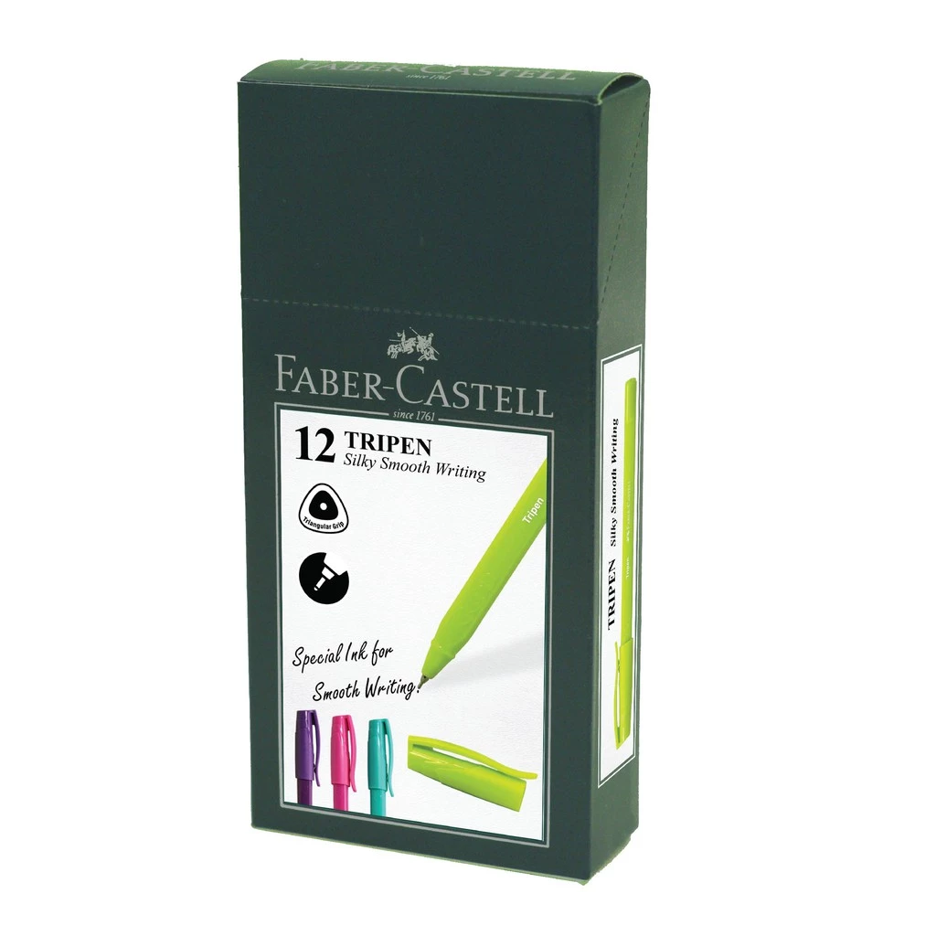 Faber-Castell Tripen 0.7mm Ballpoint Pen Box 12 - Gambar 3